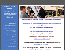 Tablet Screenshot of netrealestateschool.com